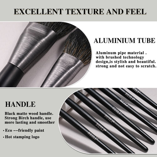 10pc Makeup Brush Set